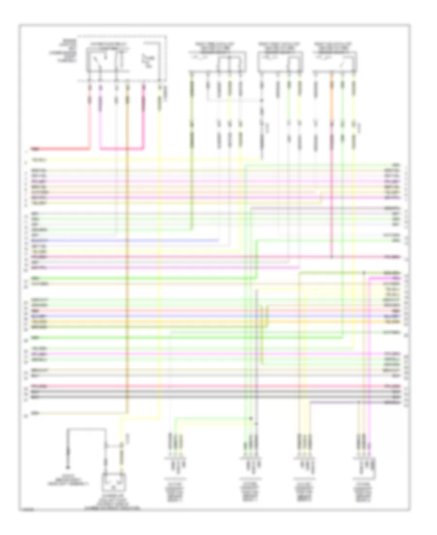 5.0L SC, Engine Performance Wiring Diagram (3 of 9) for Jaguar XF Supercharged 2013
