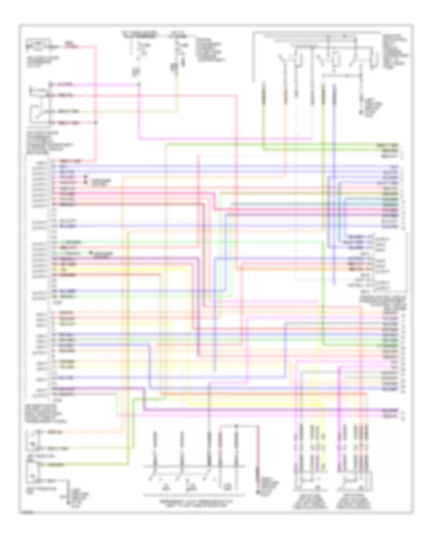 Air Conditioning Wiring Diagrams 1 of 3 for Jaguar XJ8 L 1998