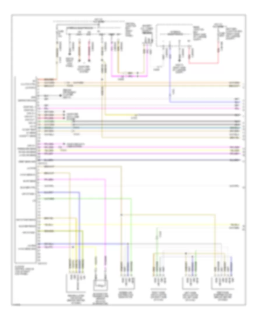 Automatic AC Wiring Diagram (1 of 3) for Jaguar XFR 2013