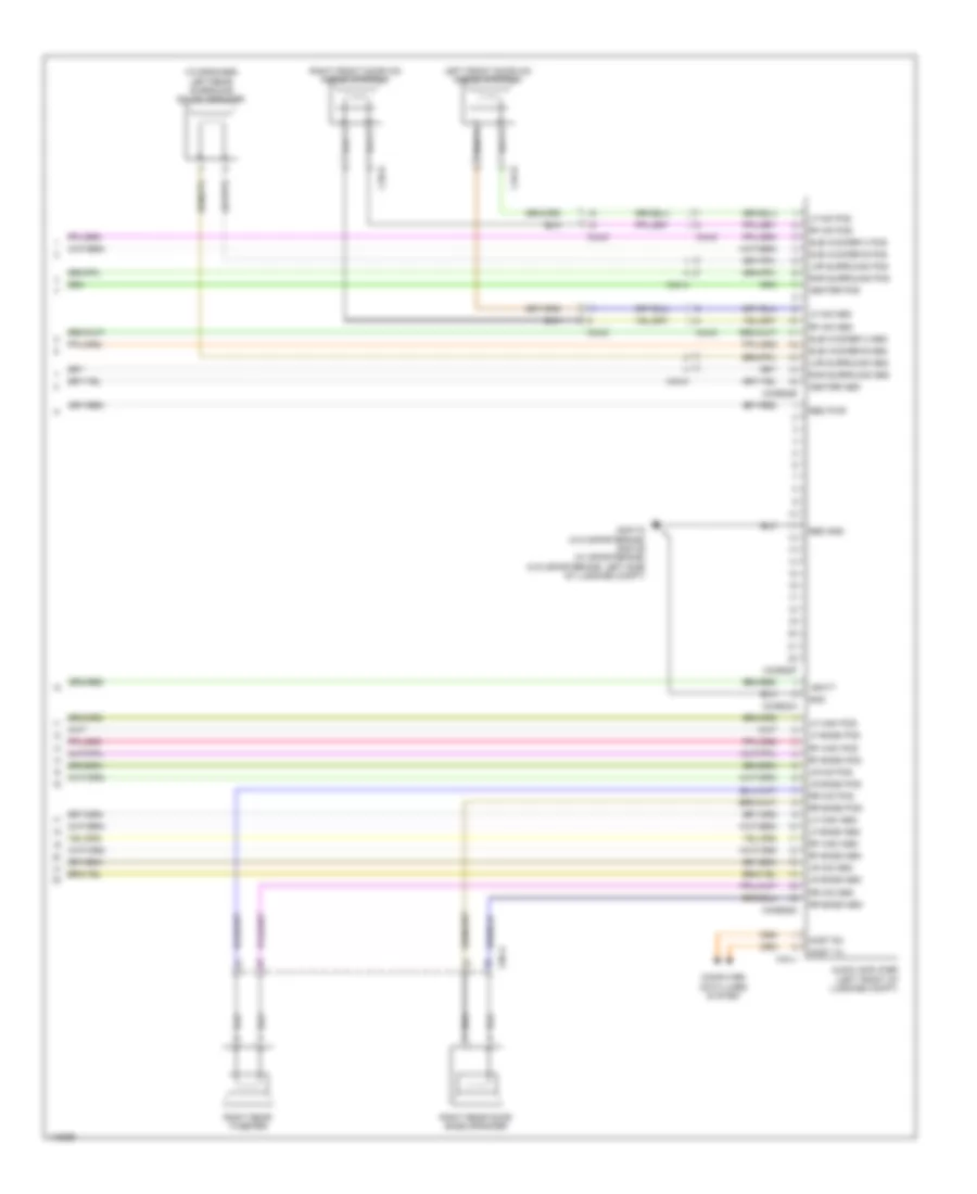 Navigation Wiring Diagram, 12  15 Speaker Systems (6 of 6) for Jaguar XFR 2013