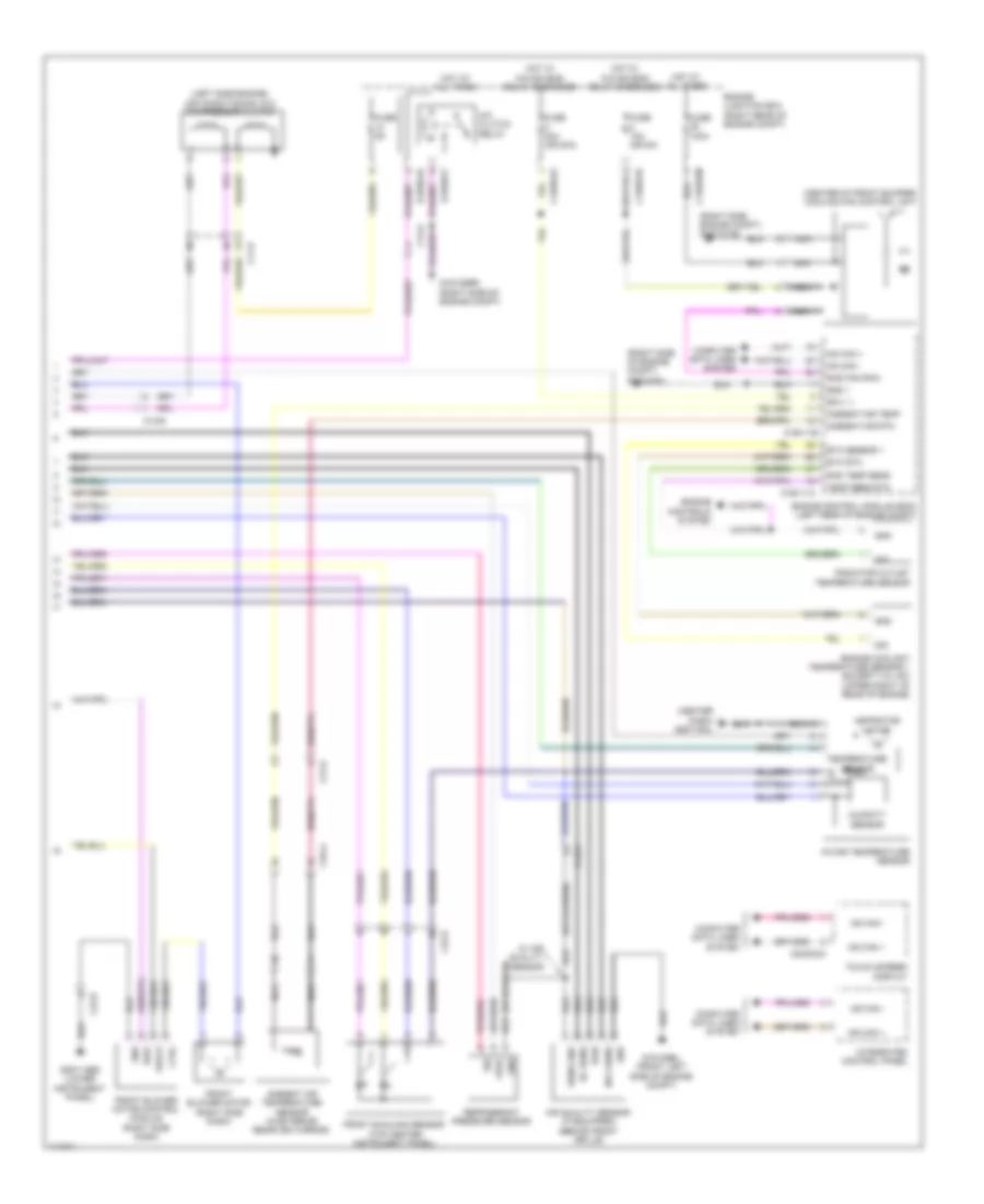 Automatic AC Wiring Diagram (3 of 3) for Jaguar XJ 2013