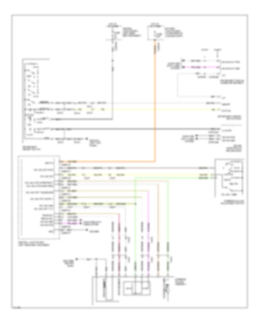 Steering Column Memory Wiring Diagram for Jaguar XJ 2013