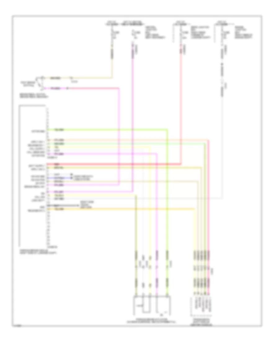 Shift Interlock Wiring Diagram for Jaguar XJ 2013