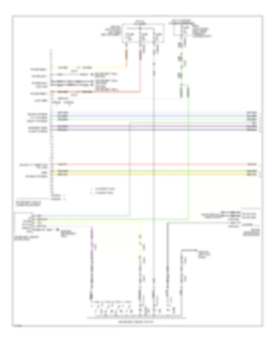 Driver s Memory Seat Wiring Diagram 12 Way 1 of 2 for Jaguar XJ L Portfolio 2013