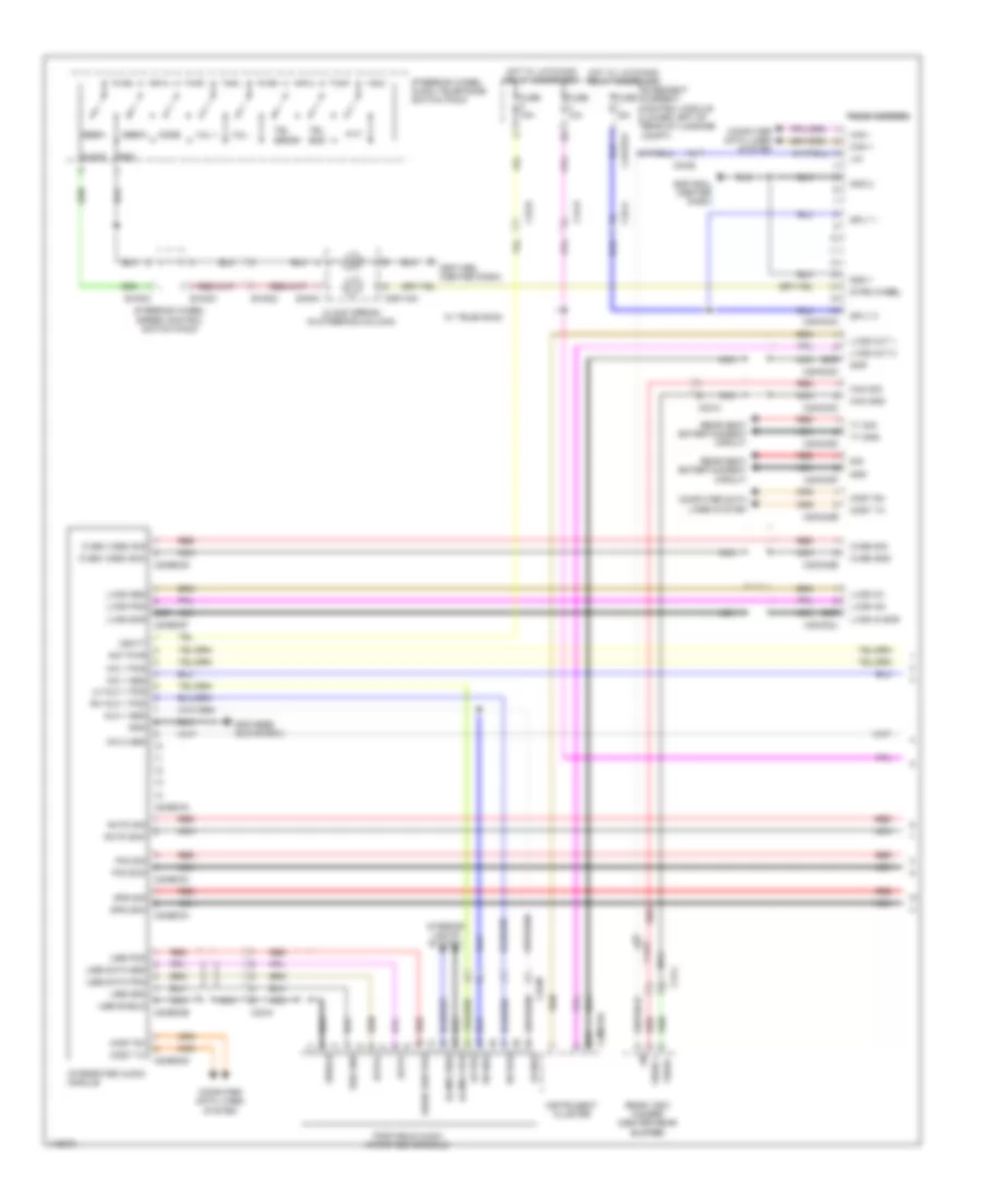 Navigation Wiring Diagram, 12  15 Speaker Systems (1 of 3) for Jaguar XJ L Portfolio 2013