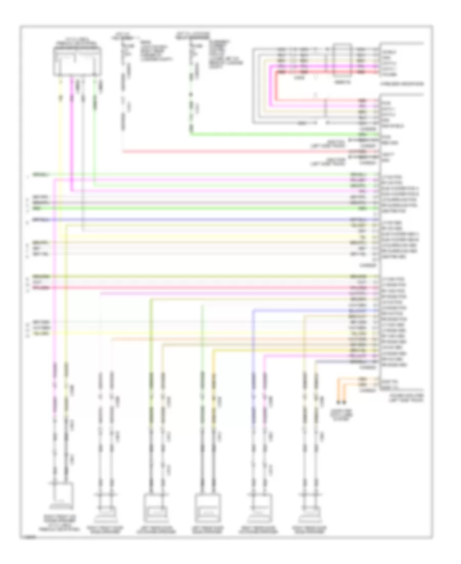 Navigation Wiring Diagram, 12  15 Speaker Systems (3 of 3) for Jaguar XJ L Portfolio 2013