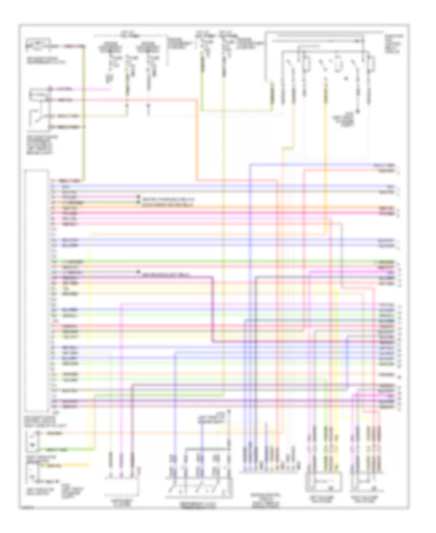 Air Conditioning Wiring Diagrams 1 of 3 for Jaguar XK8 1998