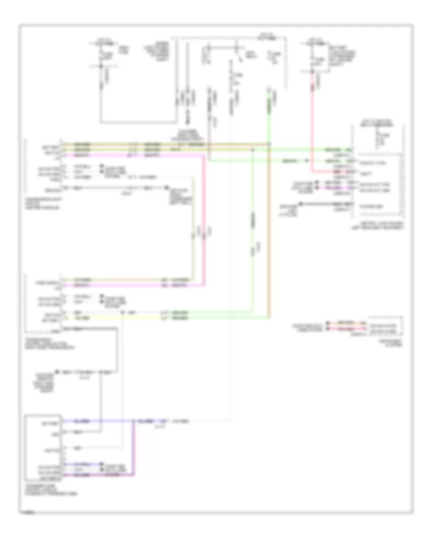 AWD Wiring Diagram for Jaguar XJ L Supercharged 2013