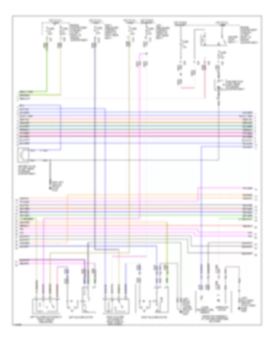Automatic A C Wiring Diagram 2 of 3 for Jaguar XJ8 1999