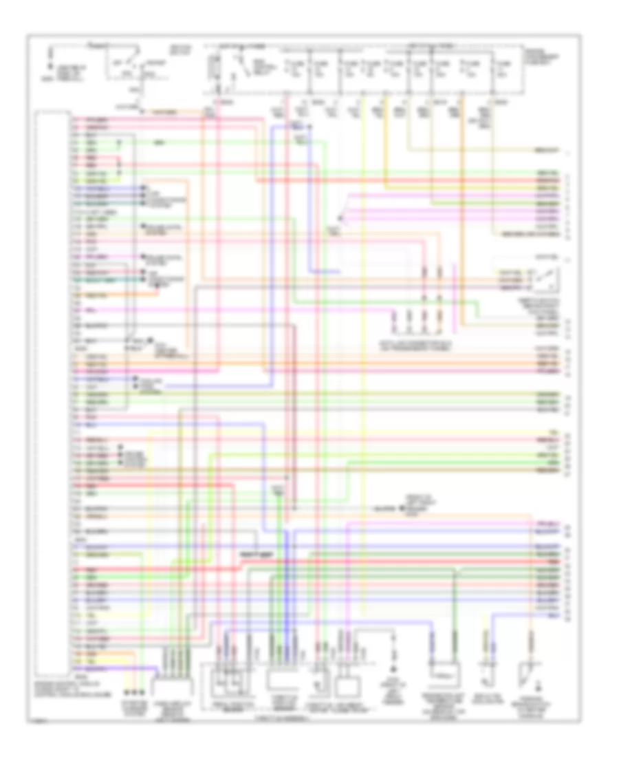 4 0L Engine Performance Wiring Diagrams 1 of 4 for Jaguar XJ8 L 1999