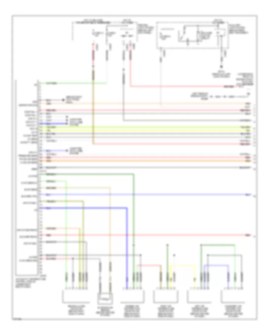 Automatic A C Wiring Diagram 1 of 2 for Jaguar XKR 2007