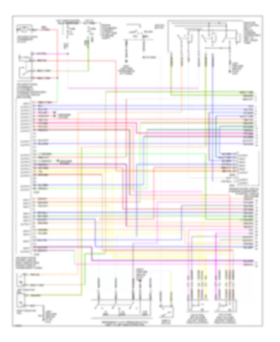 Automatic A C Wiring Diagram 1 of 3 for Jaguar XJ8 Vanden Plas 1999