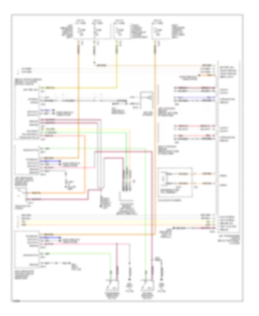 Anti theft Wiring Diagram 2 of 2 for Jaguar XJ8 Vanden Plas 1999