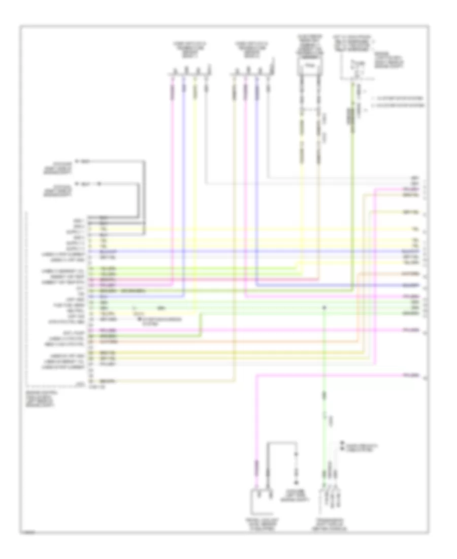 5.0L, Engine Performance Wiring Diagram (1 of 9) for Jaguar XJ Supercharged 2013