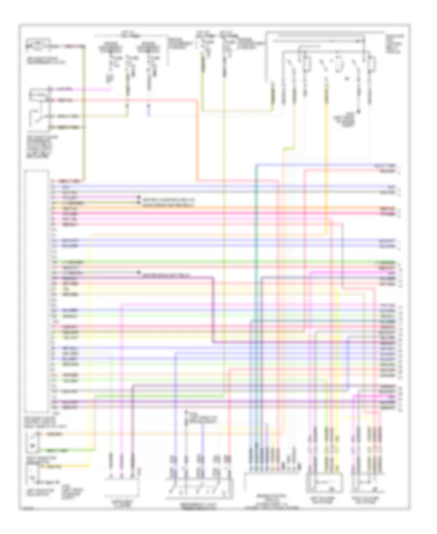 Automatic A C Wiring Diagram 1 of 3 for Jaguar XK8 1999