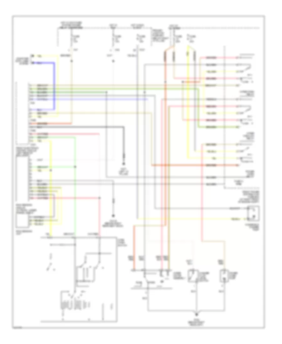 Электросхема стеклоочистителя, дворников и омывателя для Jaguar S-Type R 2008