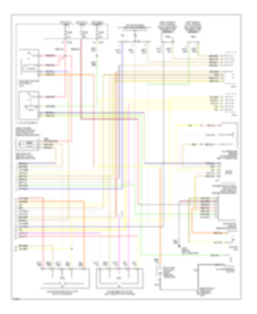 Automatic AC Wiring Diagram (2 of 2) for Jaguar S-Type 2000