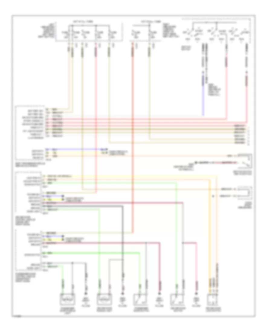 Courtesy Lamps Wiring Diagram 1 of 2 for Jaguar XJ8 2000