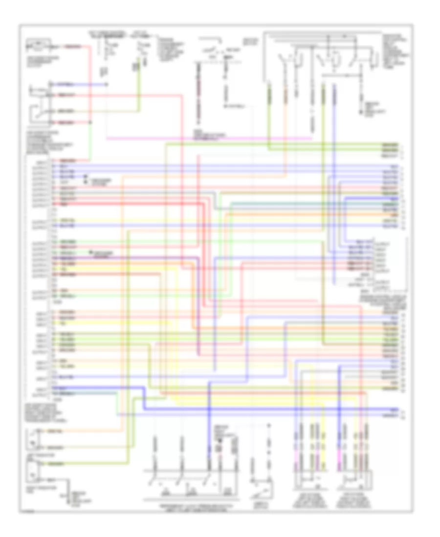 Automatic A C Wiring Diagram 1 of 3 for Jaguar XJ8 Vanden Plas 2000