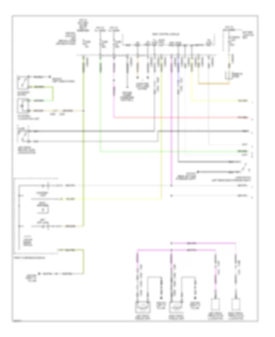 Courtesy Lamps Wiring Diagram 1 of 2 for Jaguar F Type 2014