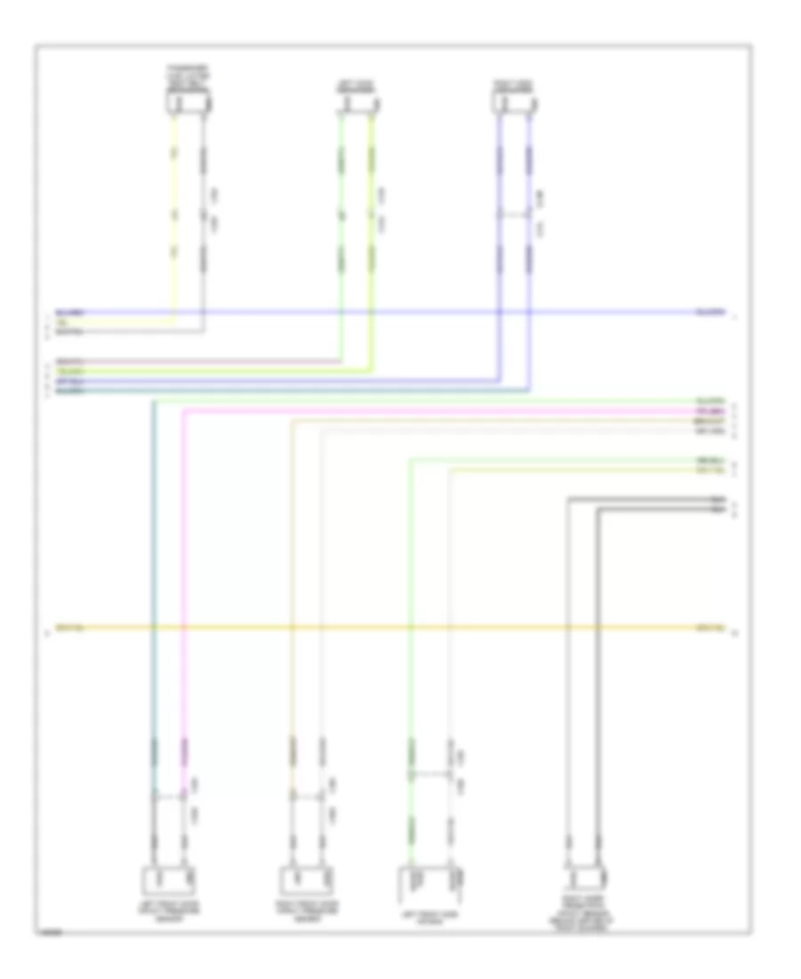 Supplemental Restraints Wiring Diagram 2 of 4 for Jaguar F Type 2014