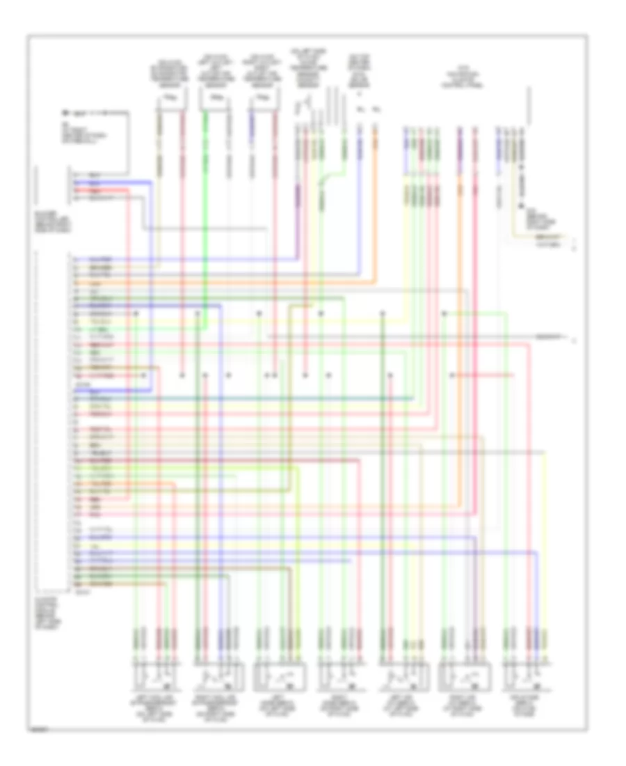 Automatic A C Wiring Diagram 1 of 3 for Jaguar XJR 2008