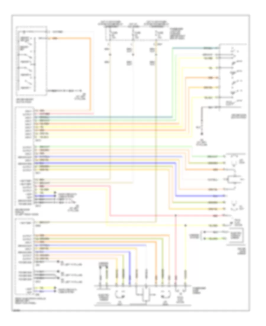 Memory Mirrors Wiring Diagram for Jaguar XJR 2008