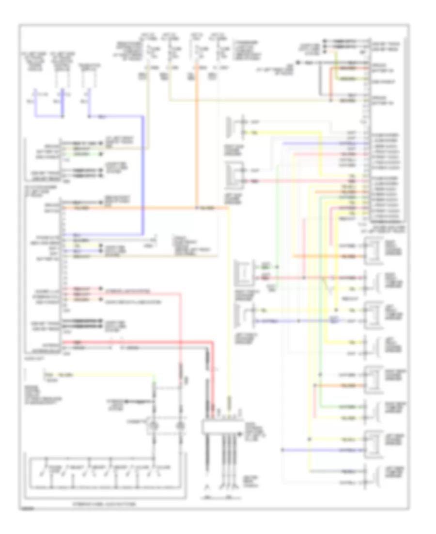 Audiophile Sound Radio Wiring Diagram for Jaguar XJR 2008