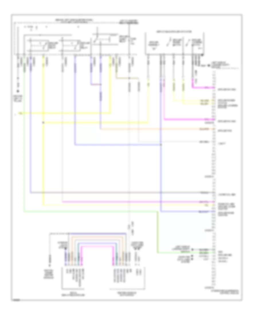 Electronic Suspension Wiring Diagram (2 of 2) for Jaguar F-Type S 2014