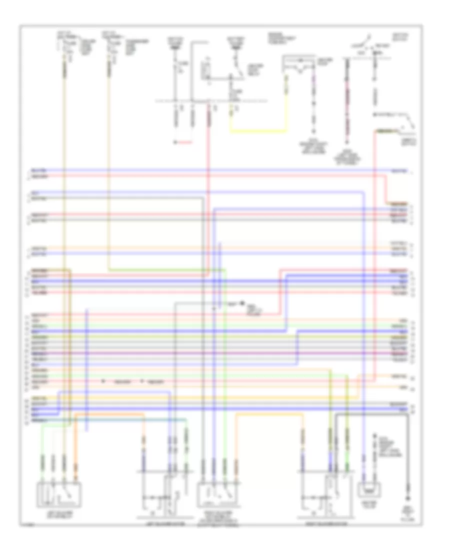 Automatic AC Wiring Diagram (2 of 3) for Jaguar XKR 2000