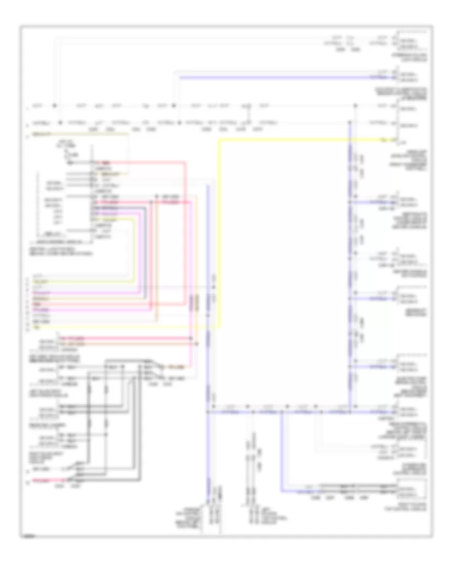 Diagnostic Socket Wiring Diagram (3 of 3) for Jaguar F-Type V8 S 2014