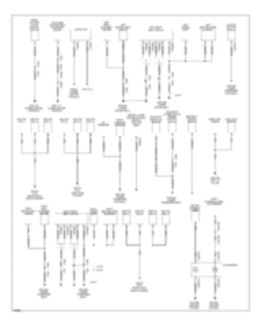 Ground Distribution Wiring Diagram 3 of 5 for Jaguar F Type V8 S 2014