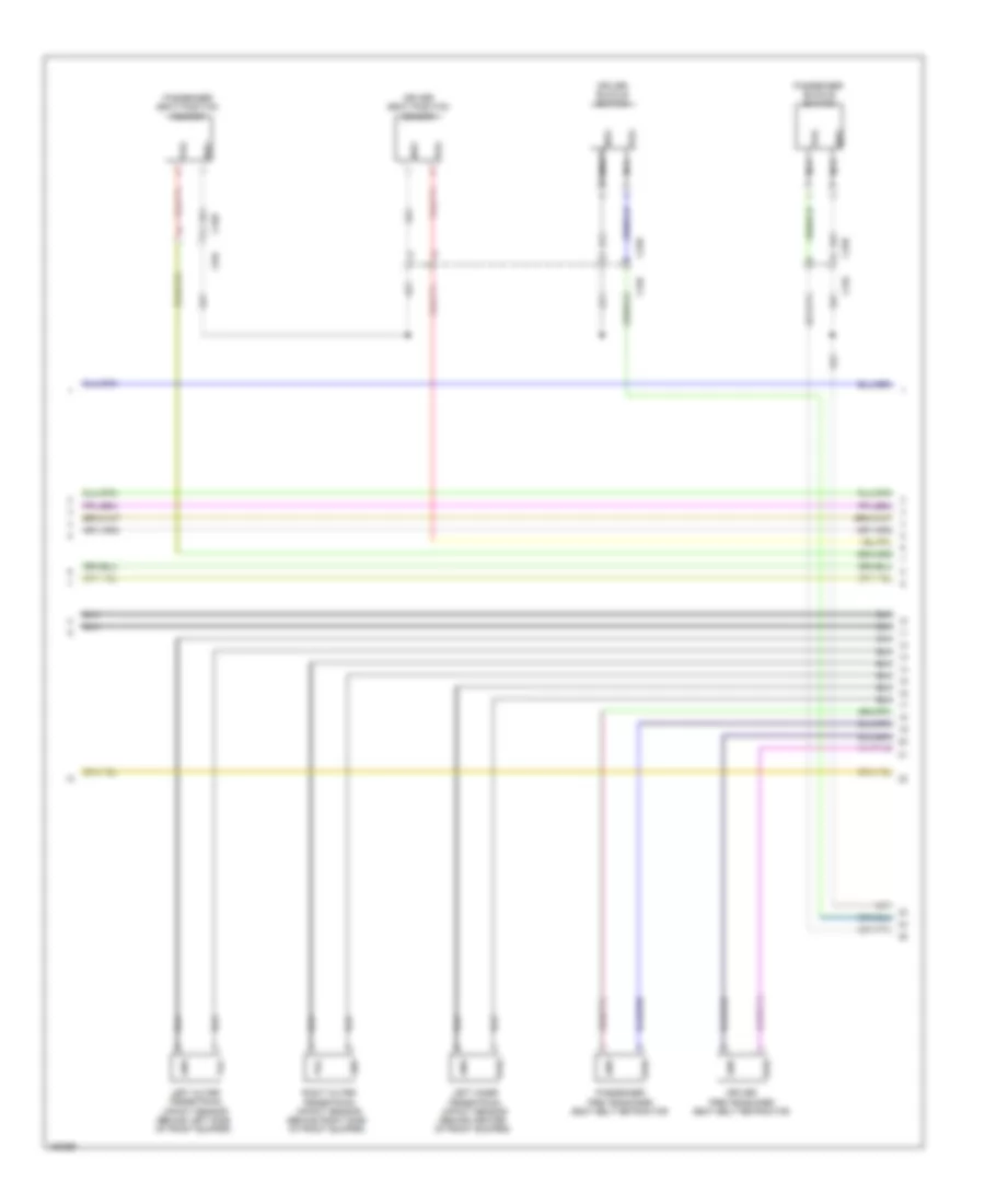 Supplemental Restraints Wiring Diagram (3 of 4) for Jaguar F-Type V8 S 2014