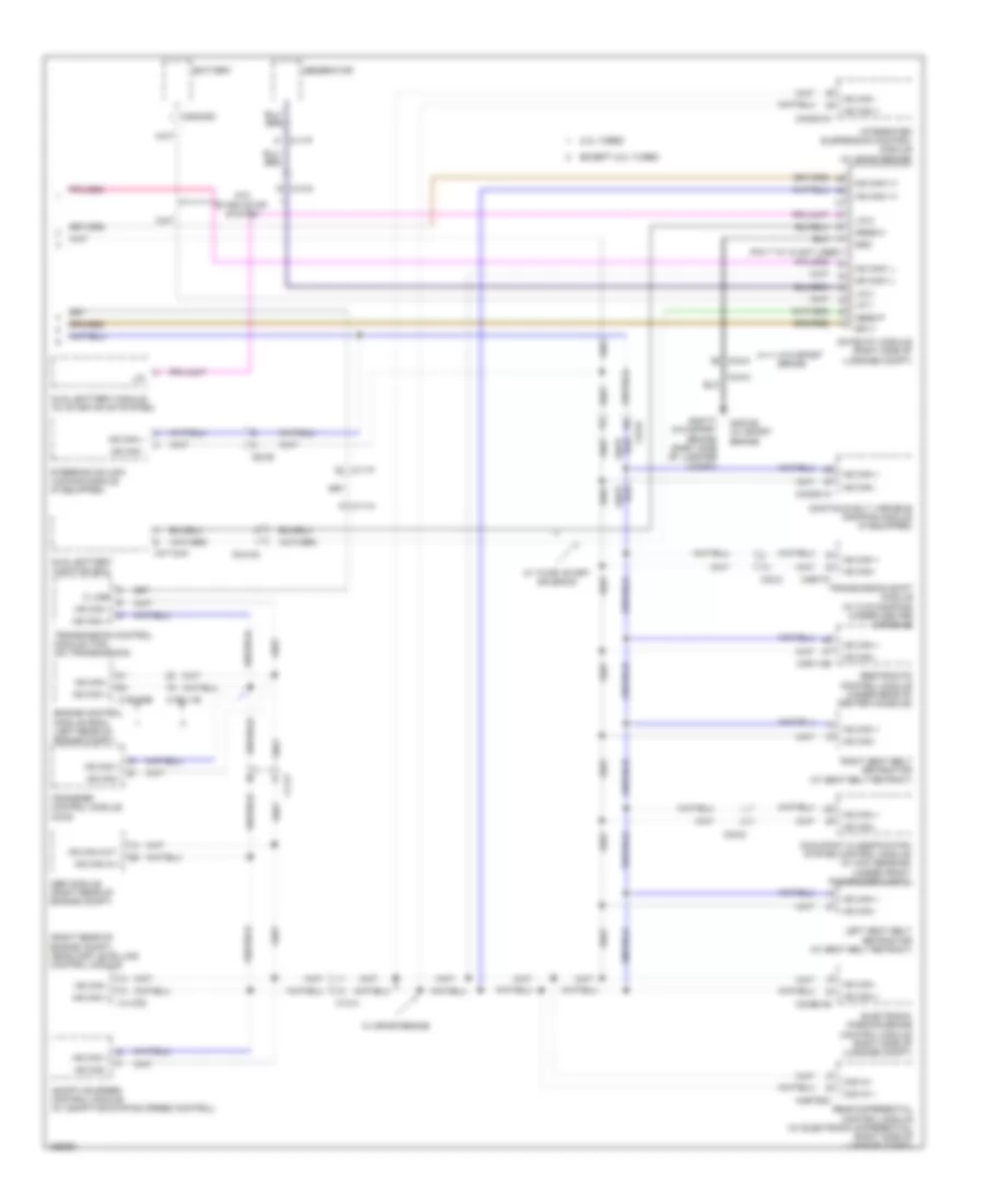 Diagnostic Socket Wiring Diagram 2 of 2 for Jaguar XF 3 0L 2014