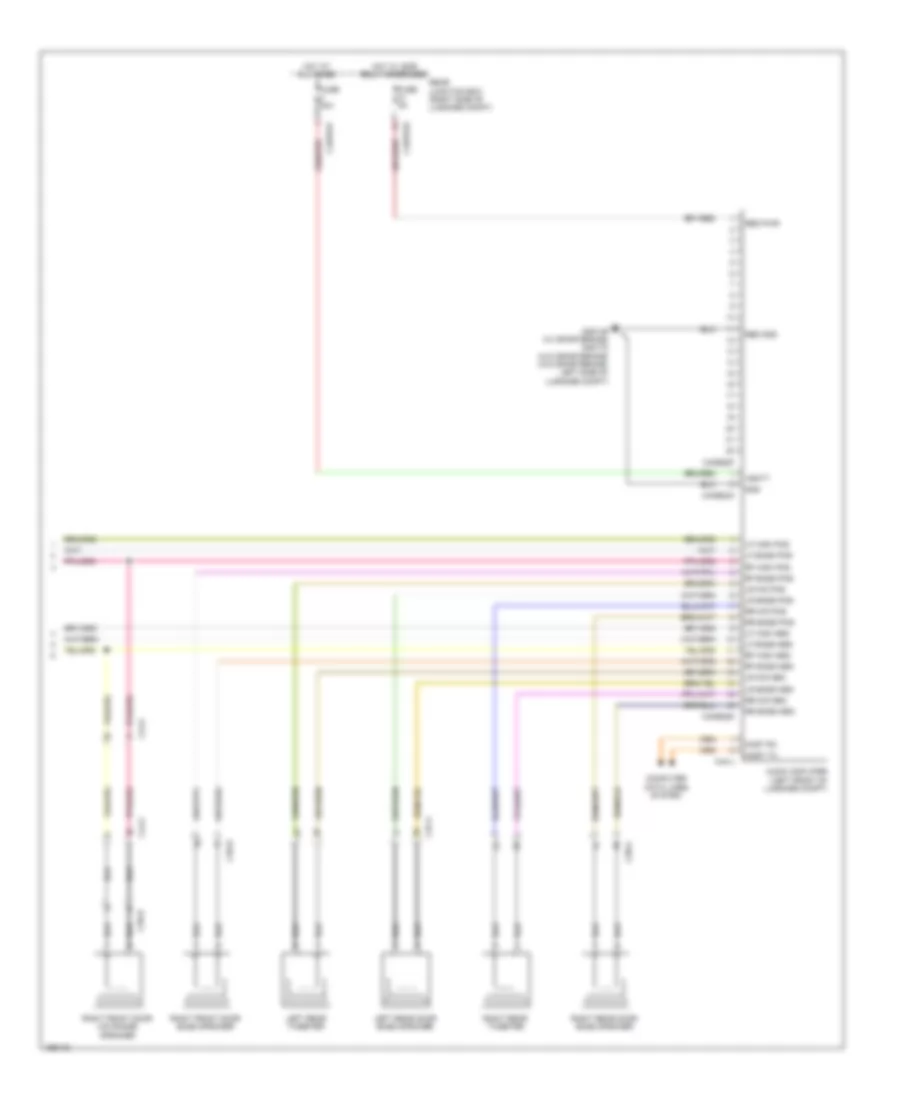 Navigation Wiring Diagram, 10 Speaker System (5 of 5) for Jaguar XF 3.0L 2014
