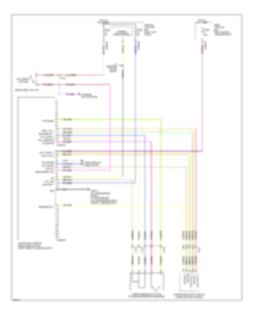 Shift Interlock Wiring Diagram for Jaguar XF 3.0L 2014