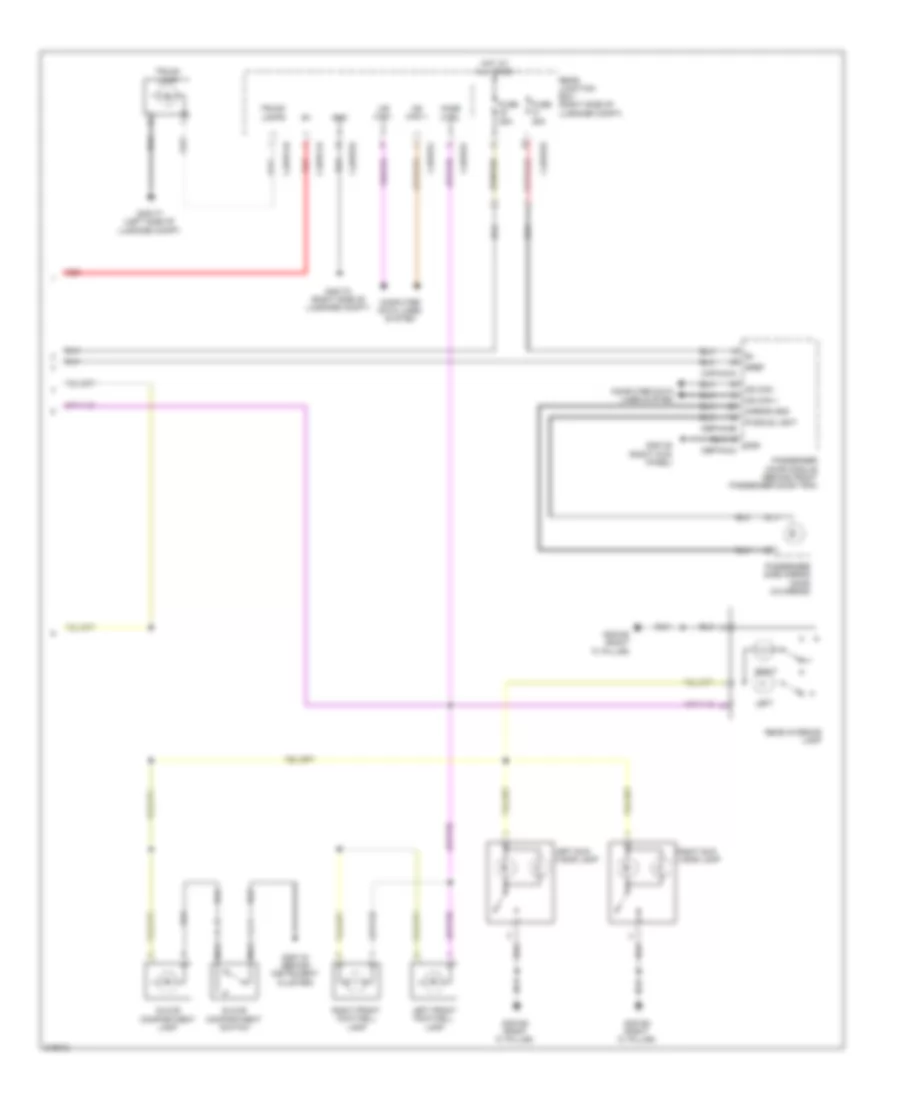 Courtesy Lamps Wiring Diagram 2 of 2 for Jaguar XF Luxury 2009
