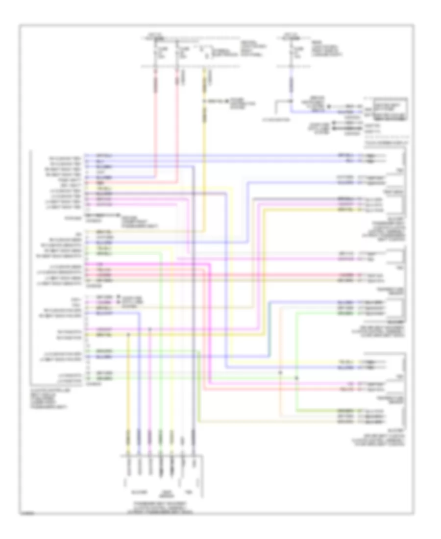 Climate Control Seats Wiring Diagram for Jaguar XF Luxury 2009