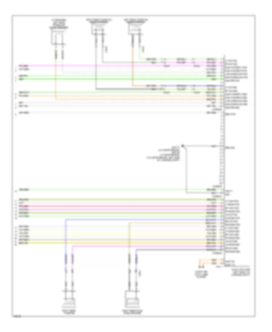 Navigation Wiring Diagram 12  15 Speaker Systems 6 of 6 for Jaguar XF 3 0L AWD 2014