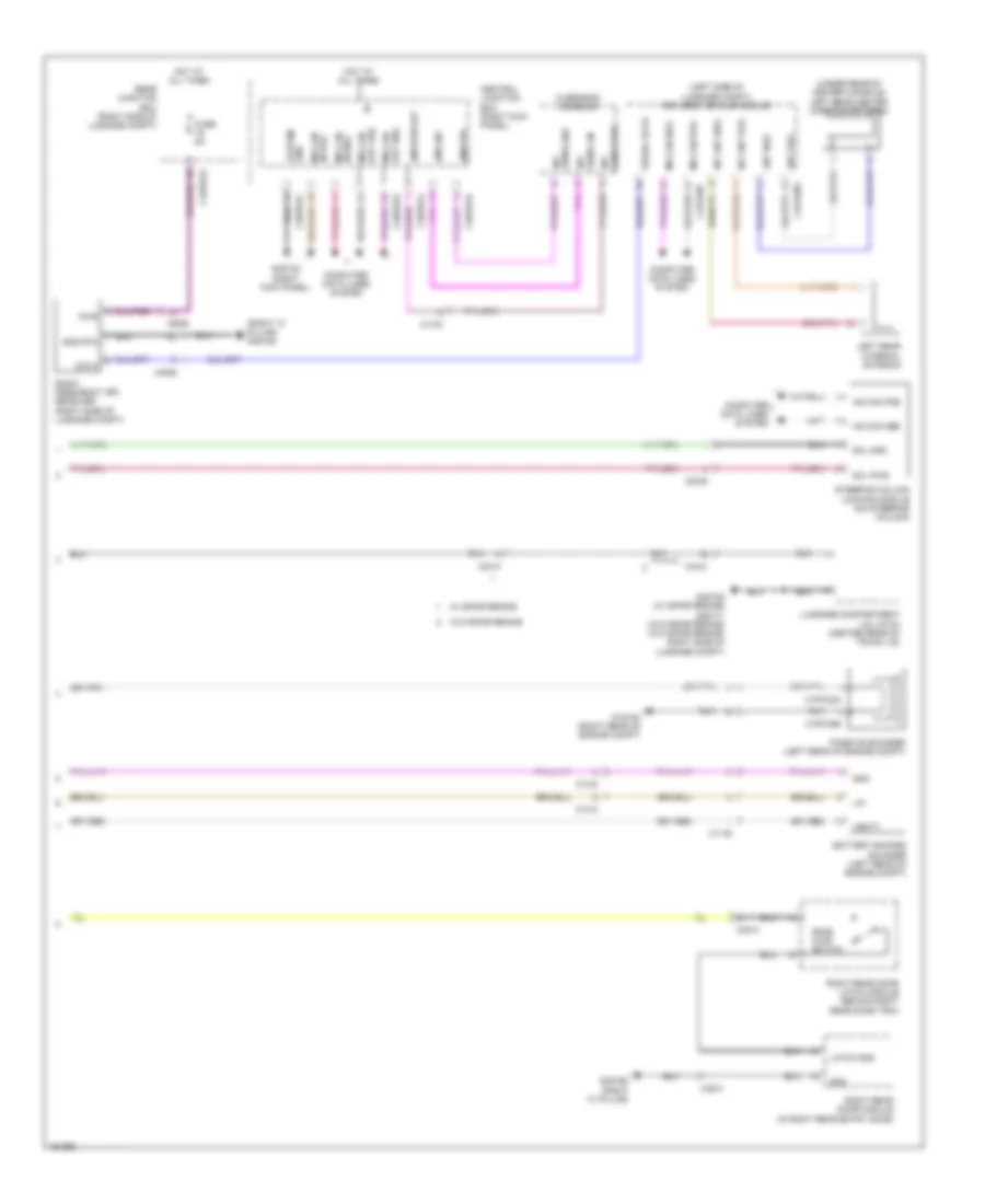 Anti-theft Wiring Diagram (2 of 2) for Jaguar XF Supercharged 2014