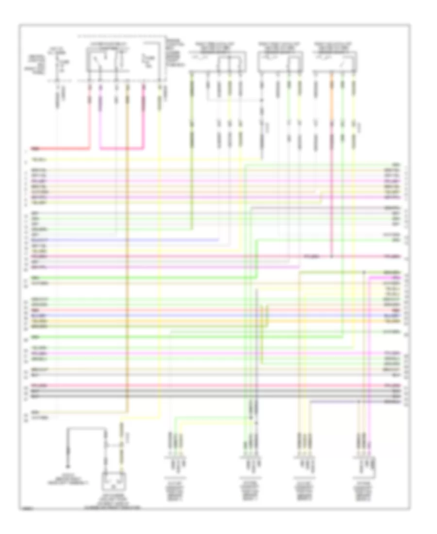 5.0L SC, Engine Performance Wiring Diagram (3 of 9) for Jaguar XF Supercharged 2014