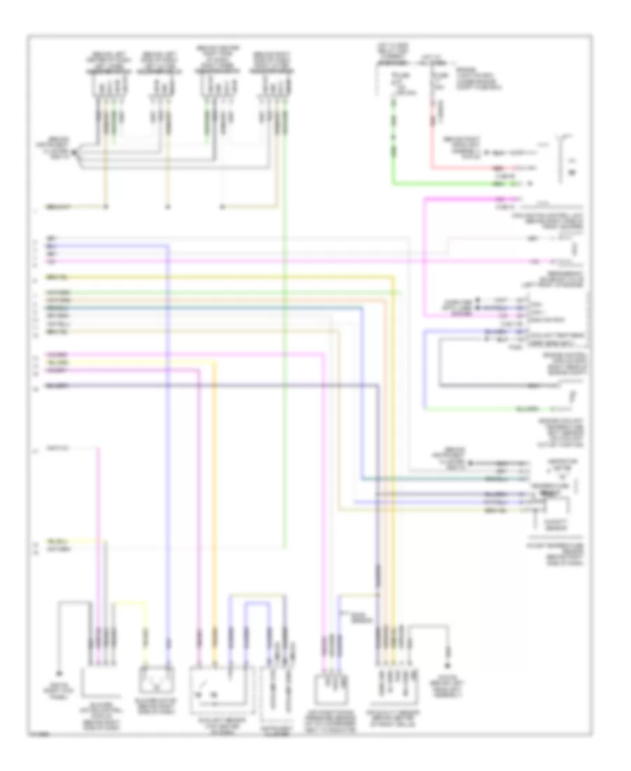 Automatic AC Wiring Diagram (2 of 2) for Jaguar XF Supercharged 2009