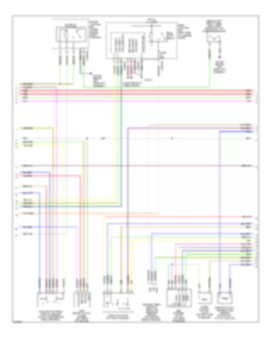 4.2L, Engine Performance Wiring Diagram (2 of 5) for Jaguar XF Supercharged 2009