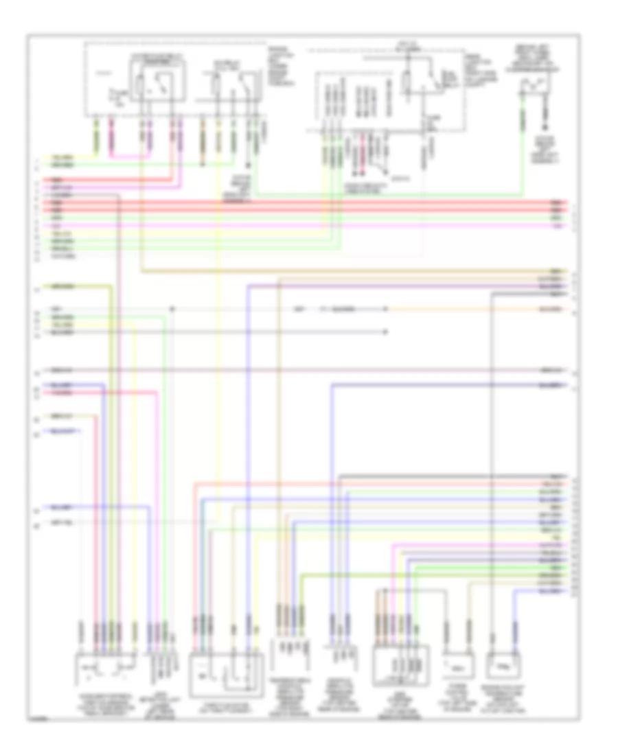 4.2L SC, Engine Performance Wiring Diagram (2 of 5) for Jaguar XF Supercharged 2009
