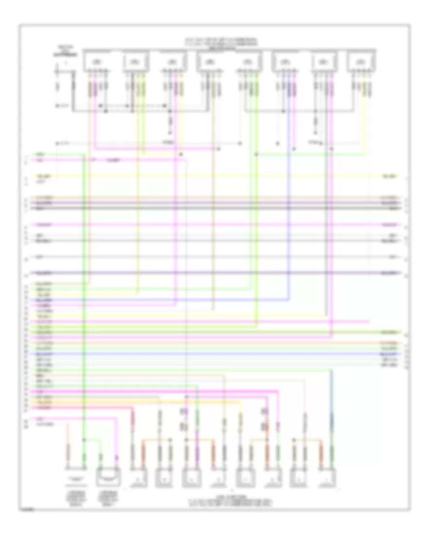 4.2L SC, Engine Performance Wiring Diagram (4 of 5) for Jaguar XF Supercharged 2009