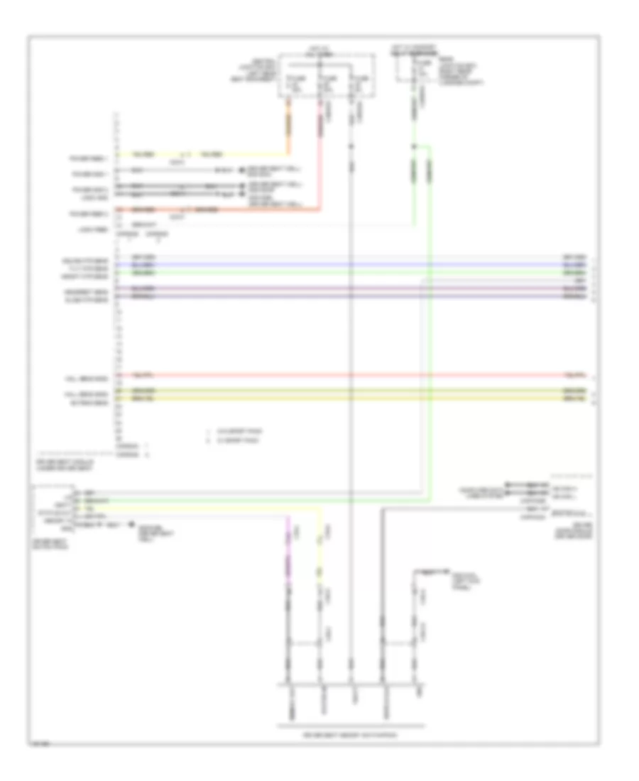 Driver s Memory Seat Wiring Diagram 12 Way 1 of 2 for Jaguar XJ 2014
