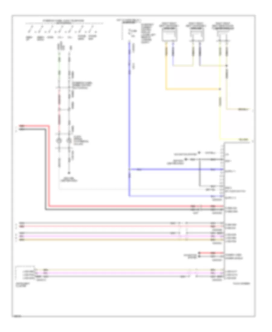Navigation Wiring Diagram 21 Speaker System 4 of 5 for Jaguar XJ 2014