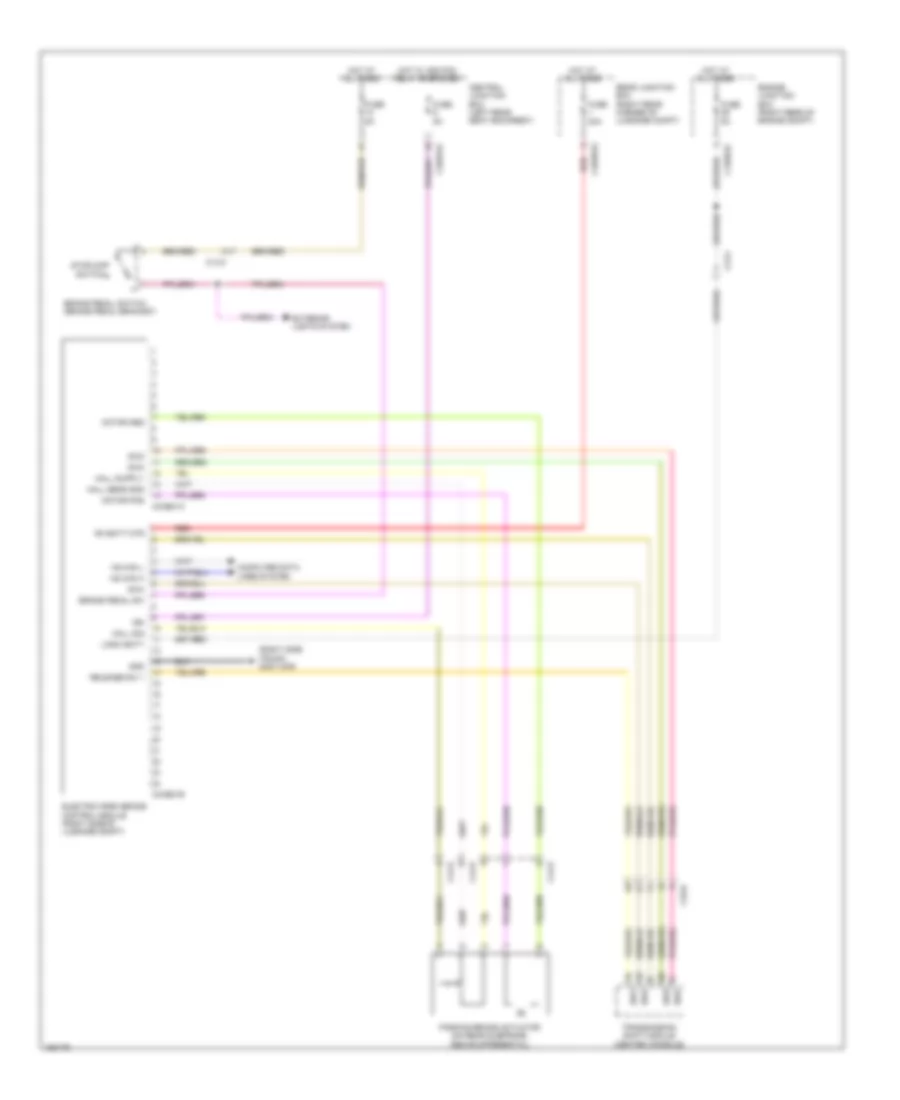 Shift Interlock Wiring Diagram for Jaguar XJ 2014