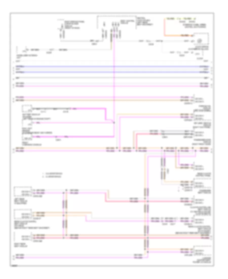 Diagnostic Socket Wiring Diagram (2 of 3) for Jaguar XJ L Portfolio 2014