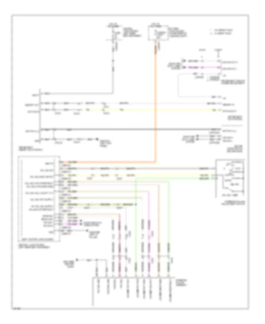 Steering Column Memory Wiring Diagram for Jaguar XJ L Portfolio 2014